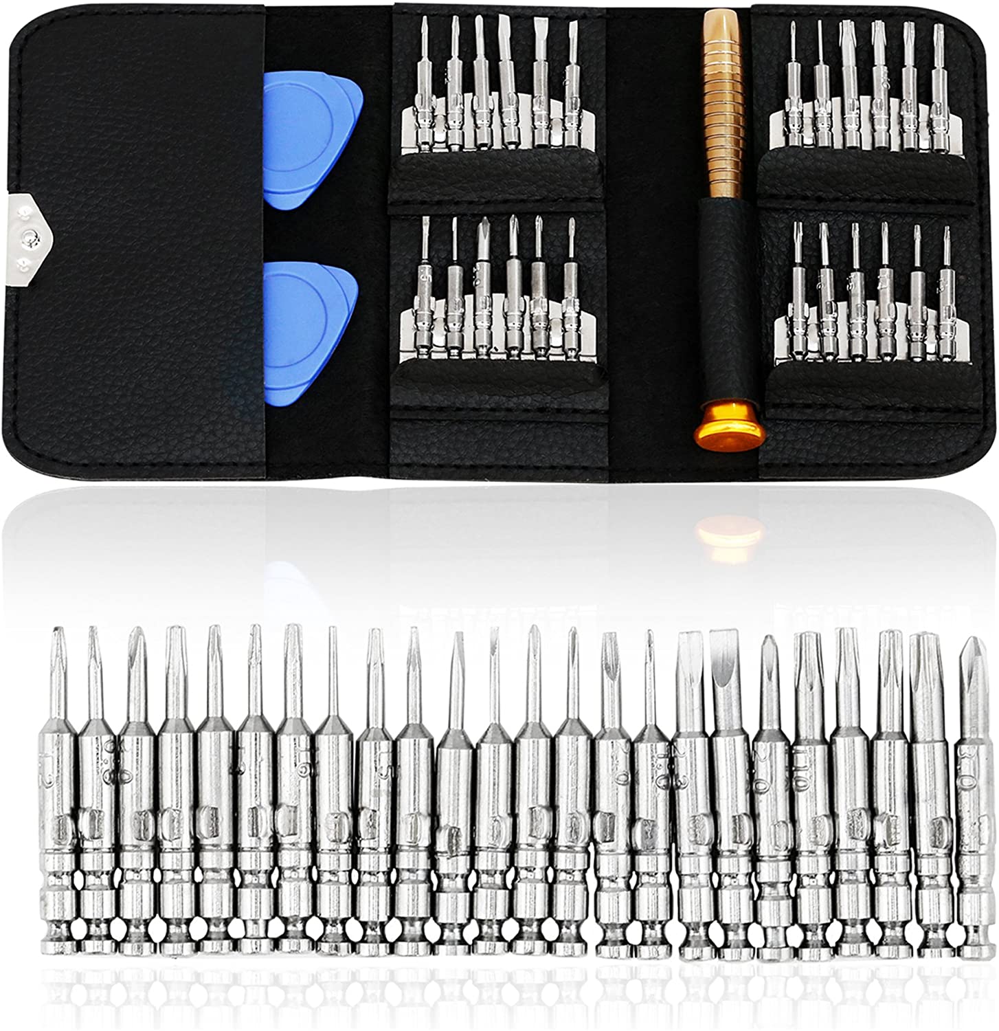 SYCEES Multipurpose 25 in 1 Precision Screwdriver Wallet Set