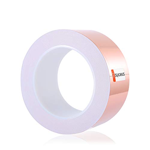 Sycees EMI Kapton Tape, Self-Adhesive Shielding Tape, Copper Foil, Copper Tape, Snail Protection